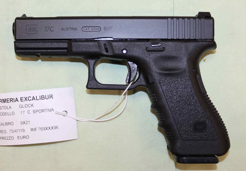 Pistola Glock Modello 17C Calibro 9X21 Sportiva