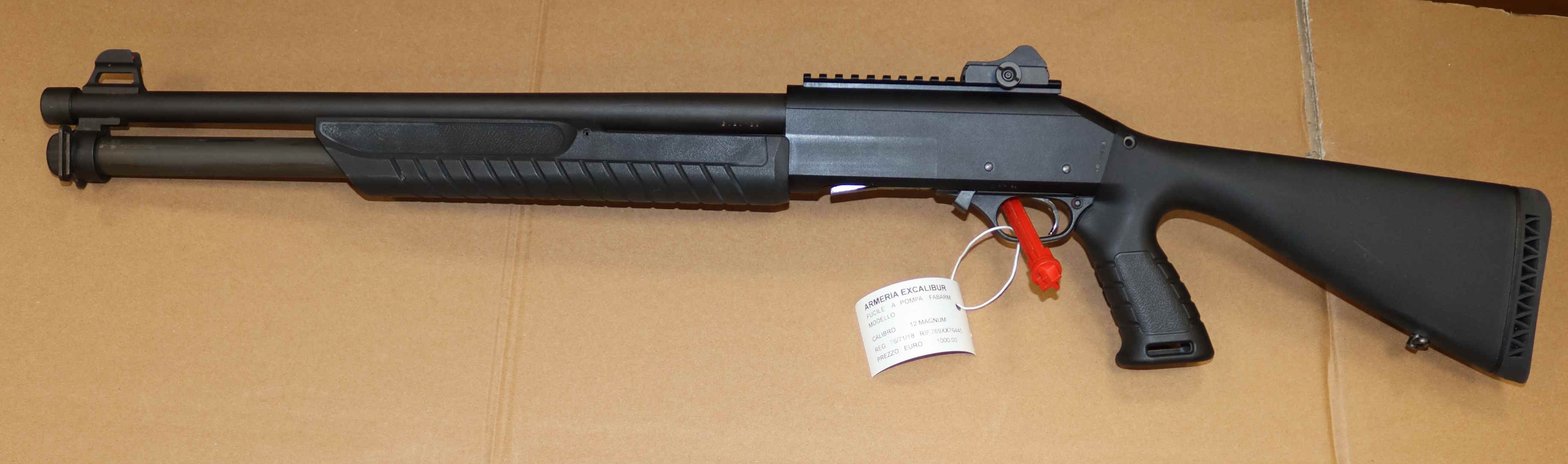 Fucile a Pompa Fabarm Modello Sdass Calibro 12 Magnum