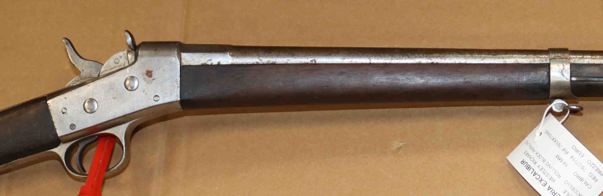 Fucile Westley Richards Birmingham Modello 1868 Papalino Calibro .52