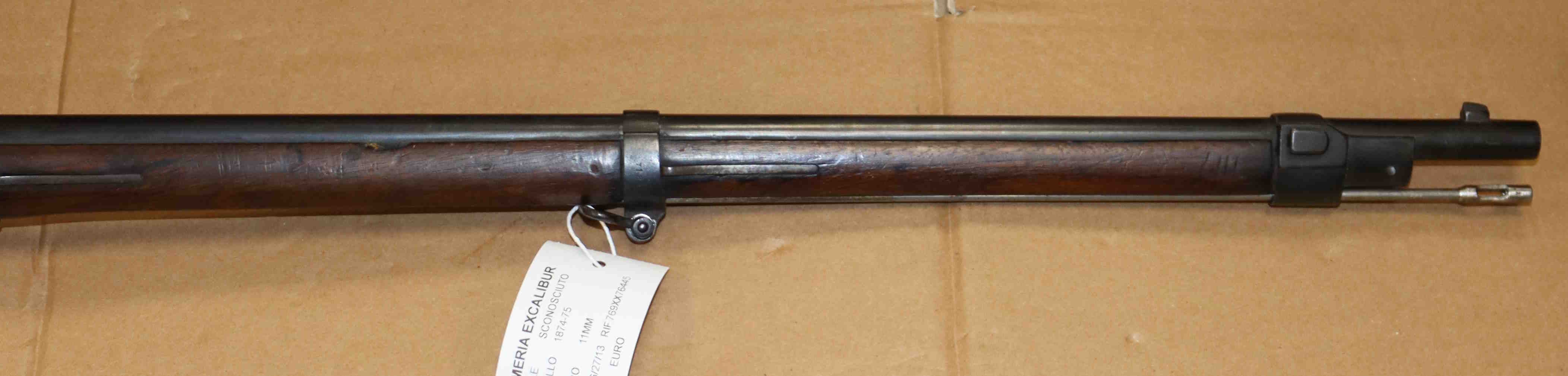Carabina Mauser Modello 1871 Calibro 11 MM