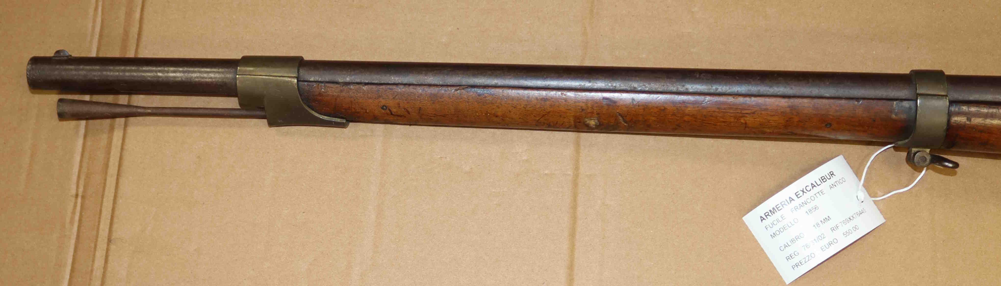 Fucile Avancarica Francotte Modello 1856 Calibro 18 MM