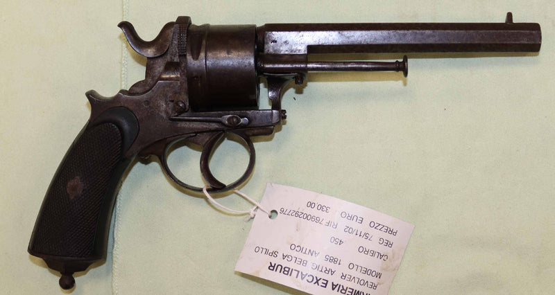Revolver a Spillo Artigianale Belga Calibro .450