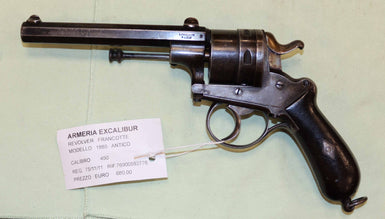 Revolver Avancarica Francotte Modello 1885 Calibro .450