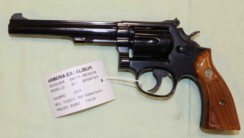 Revolver Smith & Wesson Modello K17 Calibro 22 LR Sportivo