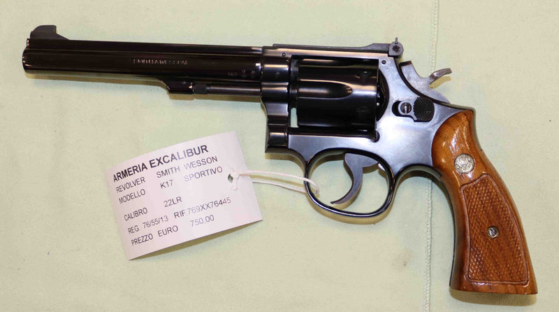 Revolver Smith & Wesson Modello K17 Calibro 22 LR Sportivo