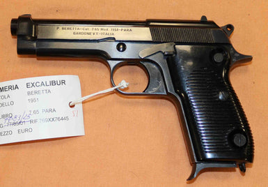 Pistola Beretta Modello 1951 Serie Ravizza Calibro 7.65 Para