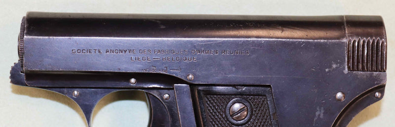 Pistola Sociètè Anonyme des Fabriques d'Armes Rèunies Modello Dictator Calibro 6.35