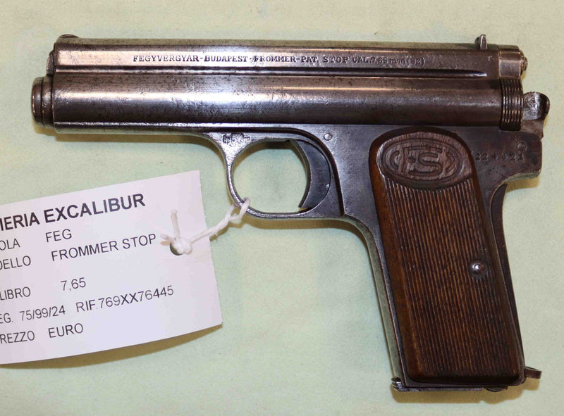 Pistola Fegy Vergiar Modello Frommer Stop Calibro 7.65