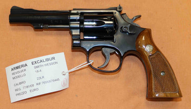 Revolver Smith & Wesson Modello 18-4 Calibro 22LR