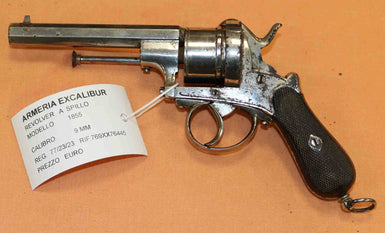 Revolver a Spillo Modello 1855 Calibro 9MM