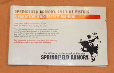 Pistola Springfield Modello 1911A1 Calibro 45 ACP Sportiva