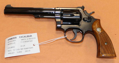 Revolver Smith & Wesson Modello K17 Calibro 22 LR Sportivo