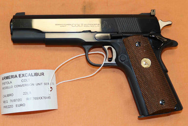 Pistola Colt Modello 1911A1 Calibro 22LR Sportiva