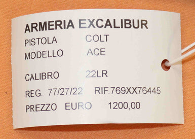 Pistola Beretta Modello 70 Calibro 7.65