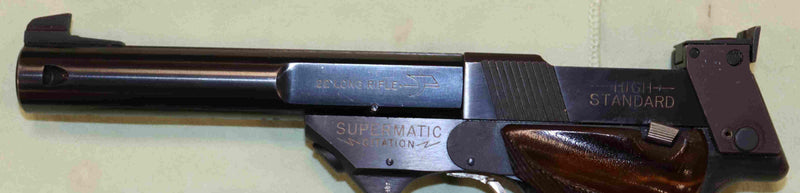 Pistola High Standard Modello Military Trophy Calibro 22 LR Sportiva
