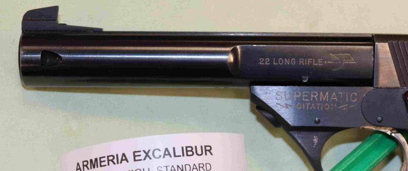 Pistola High Standard Modello Military Trophy Calibro 22 LR Sportiva
