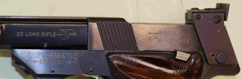 Pistola High Standard Modello Military Trophy Calibro 22 LR Sportiva