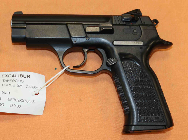 Pistola Tanfoglio Modello Force 921 Carry Calibro 9X21