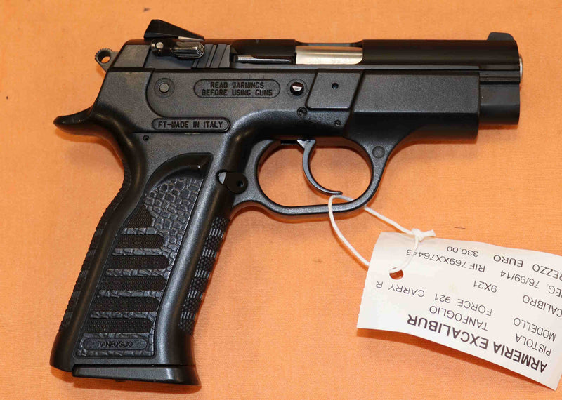Pistola Tanfoglio Modello Force 921 Carry Calibro 9X21