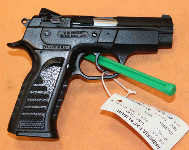 Pistola Tanfoglio Modello Force 921 Carry Calibro 9X21