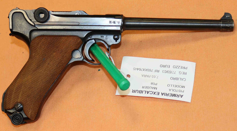 Pistola Mauser Modello Luger P08 "Custom" Calibro 7.65 Para Canna 152 MM