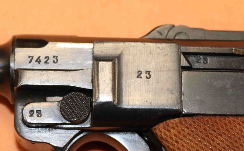 Pistola Mauser Modello Luger P08 "Custom" Calibro 7.65 Para Canna 152 MM