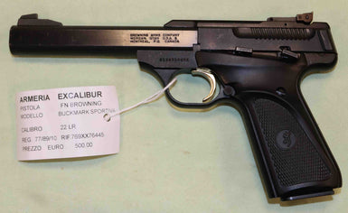 Pistola FN Browning Modello Buckmark Calibro 22 LR
