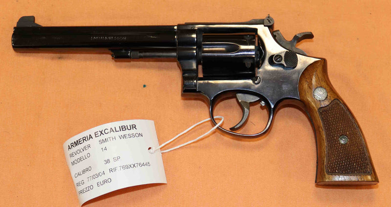 Revolver Smith & Wesson Modello K14 Calibro 38 SP Sportivo