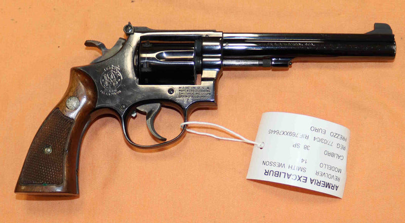 Revolver Smith & Wesson Modello K14 Calibro 38 SP Sportivo