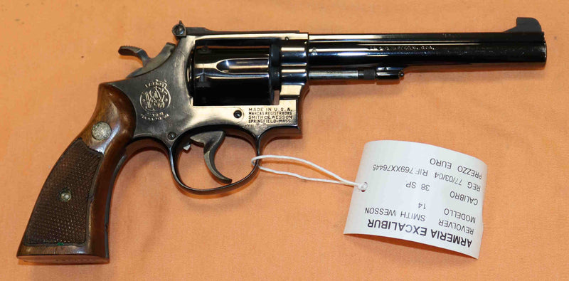 Revolver Smith & Wesson Modello K14 Calibro 38 SP Sportivo