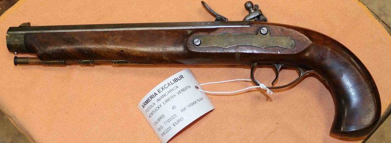 Pistola Avancarica Artax Replica a Pietra Calibro 45