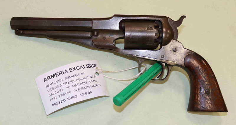 Revolver Avancarica Remington 1858 New Model Pocket Navy Calibro 36