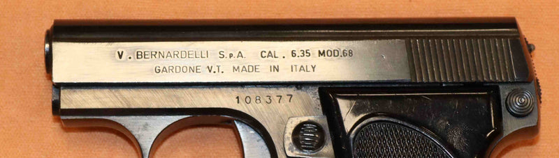 Pistola Bernardelli Modello 68 Calibro 6.35