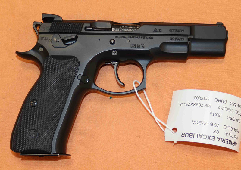 Pistola CZ Modello 75B Omega Calibro 9X19