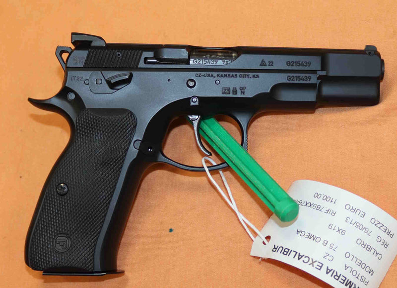 Pistola CZ Modello 75B Omega Calibro 9X19