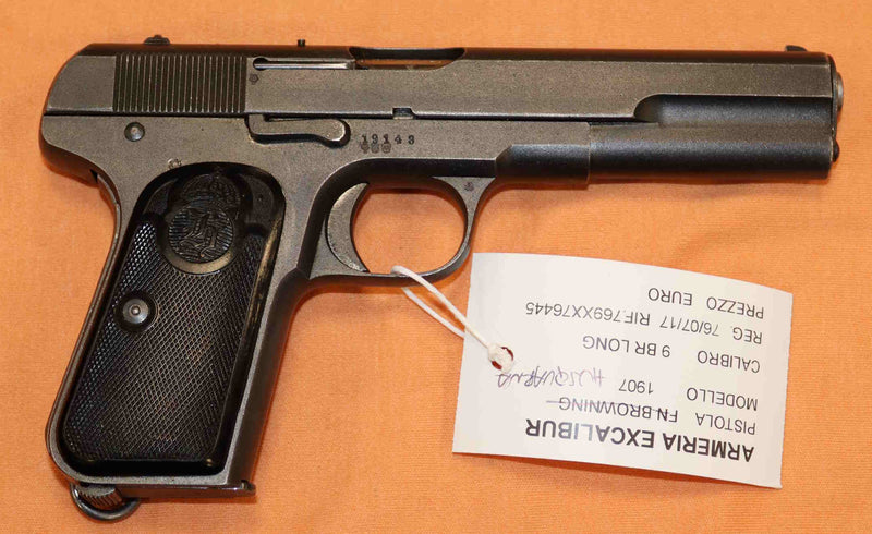 Pistola Husqvarna Modello 1907 Calibro 9BR Long