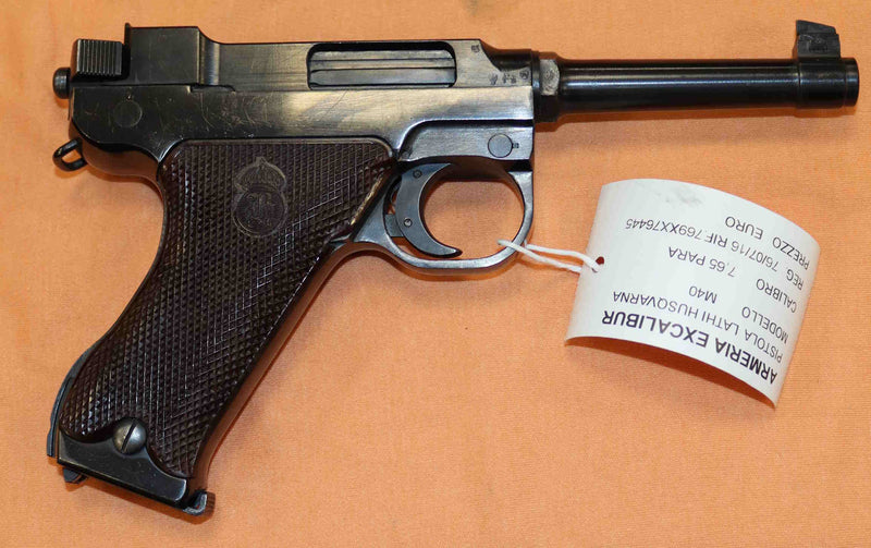 Pistola Lathi-Husqvarna Modello M40 Calibro 7.65 Para