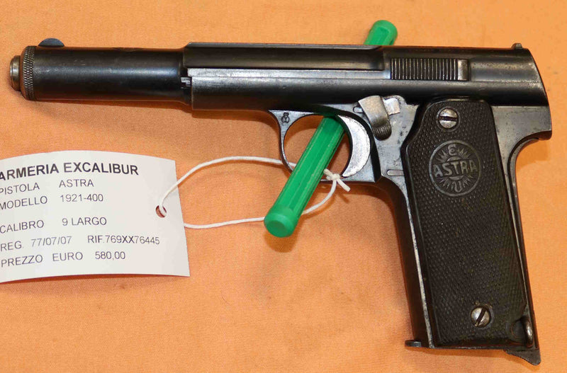 Pistola Astra Modello 400 Calibro 9 Largo
