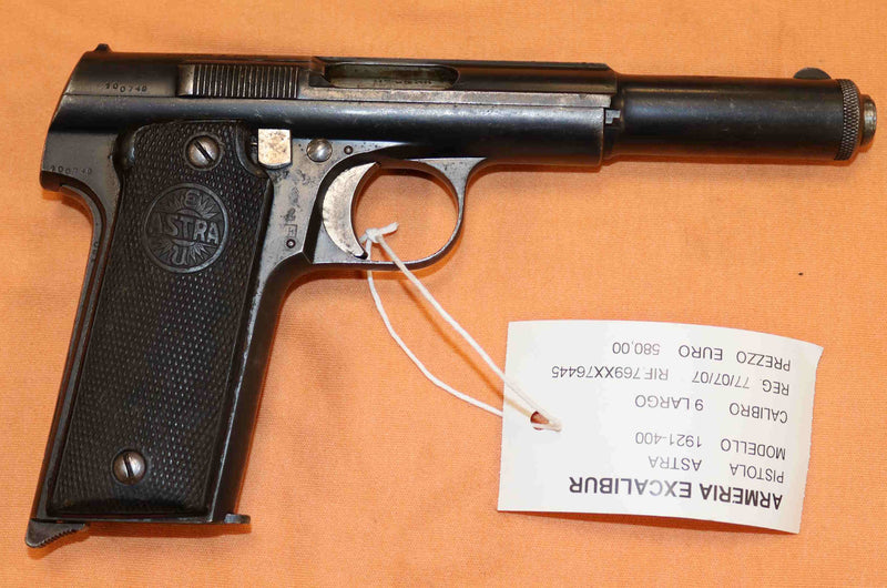Pistola Astra Modello 400 Calibro 9 Largo