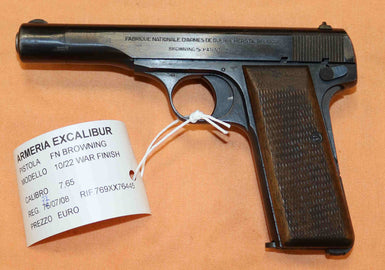 Pistola FN Browning Modello 10/22 War Finish Calibro 7.65