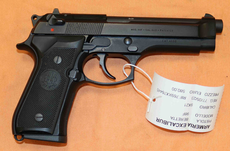 Pistola Beretta Modello 98F Calibro 9X21