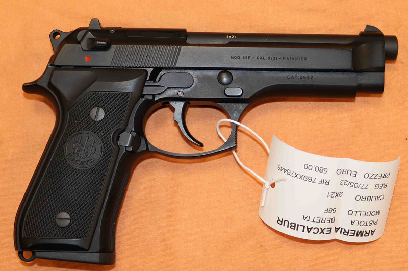 Pistola Beretta Modello 98F Calibro 9X21