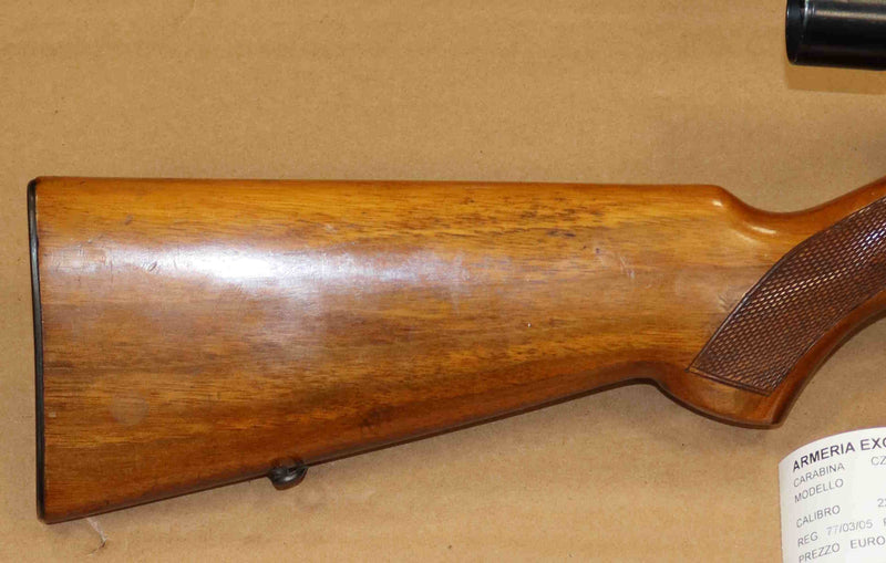 Carabina CZ Calibro 22 LR del 1955 con Ottica Sportiva