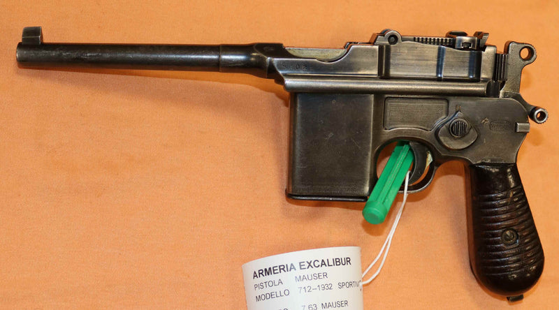 Pistola Mauser Modello 712-1932 Calibro 7.63 Mauser Sportiva