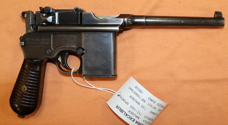 Pistola Mauser Modello 712-1932 Calibro 7.63 Mauser Sportiva