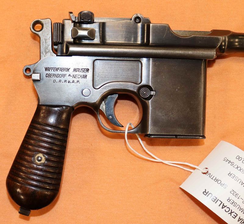 Pistola Mauser Modello 712-1932 Calibro 7.63 Mauser Sportiva