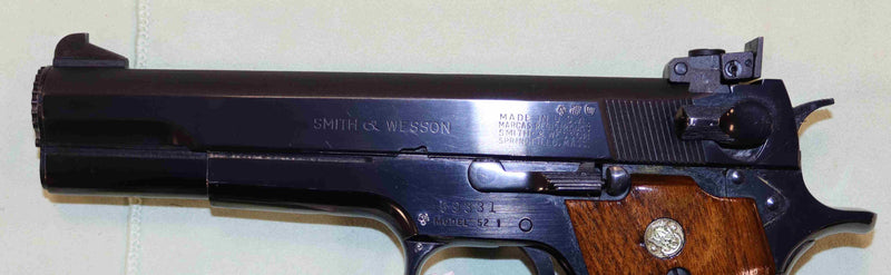 Pistola Smith & Wesson Modello 52-1 Calibro 38WC Sportiva