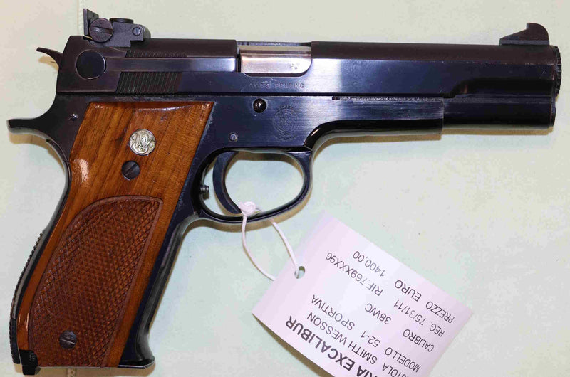 Pistola Smith & Wesson Modello 52-1 Calibro 38WC Sportiva