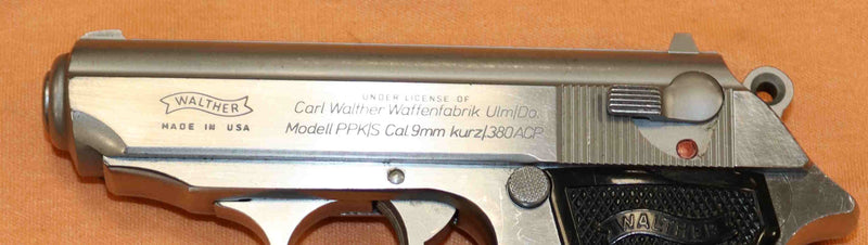 Pistola Walther Modello PPK-S Inox Calibro 9 Corto