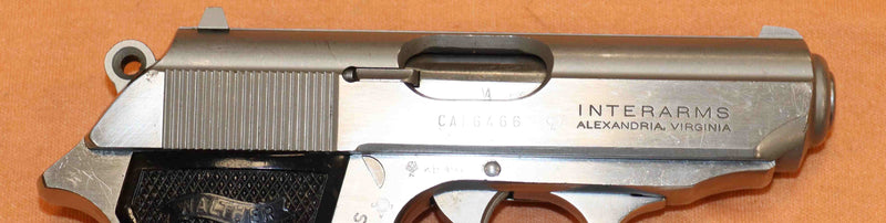 Pistola Walther Modello PPK-S Inox Calibro 9 Corto